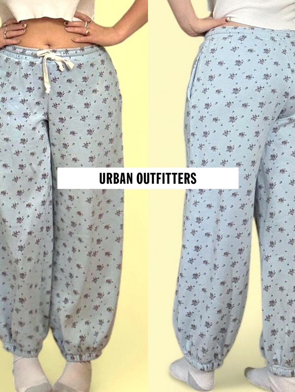 Out from Under Brenda Graphic Floral Joggers